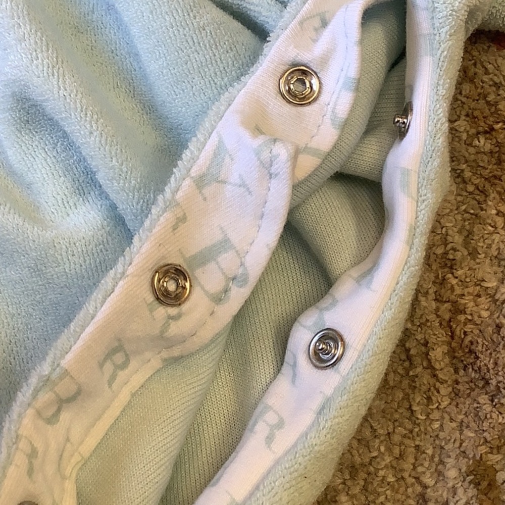 BURBERRY 6M Terry snap onesie - Picture 10 of 11